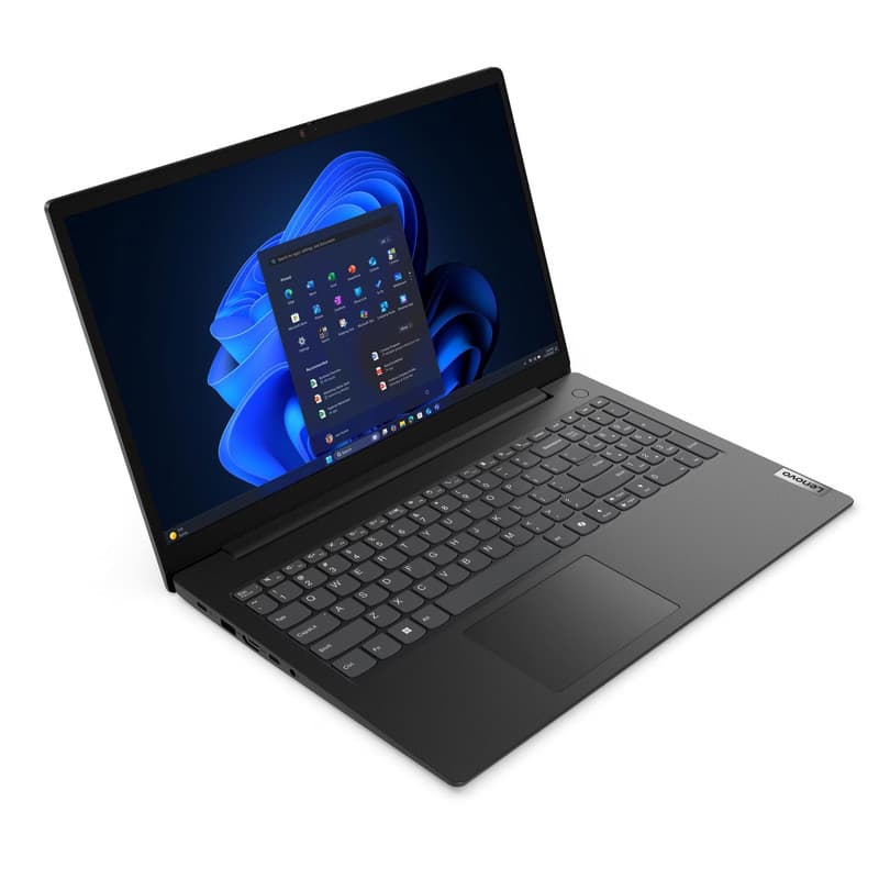 لپ‌تاپ 15.6 اینچی لنوو مدل V15 G6 ITN، مجهز به پردازنده Intel N100، رم 8 گیگابایت DDR5 با فرکانس 4800 مگاهرتز، حافظه SSD با ظرفیت 256 گیگابایت، نمایشگر Full HD نوع TN با روکش مات، پشتیبانی از Wi-Fi 6 — تصویر ۷