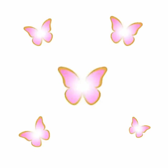 پروانه تزیینی کاغذی کد17