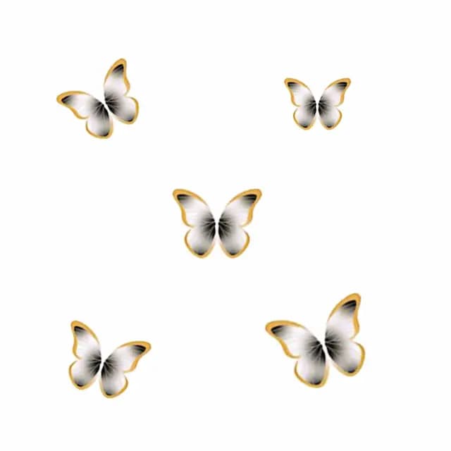 پروانه تزیینی کاغذی کد11