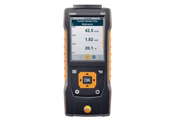 دستگاه مولتی فانکشن سنجش کیفیت هوا و سرعت باد تستو testo 440 — تصویر ۲