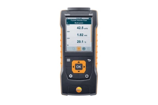 دستگاه مولتی فانکشن سنجش کیفیت هوا و سرعت باد تستو testo 440