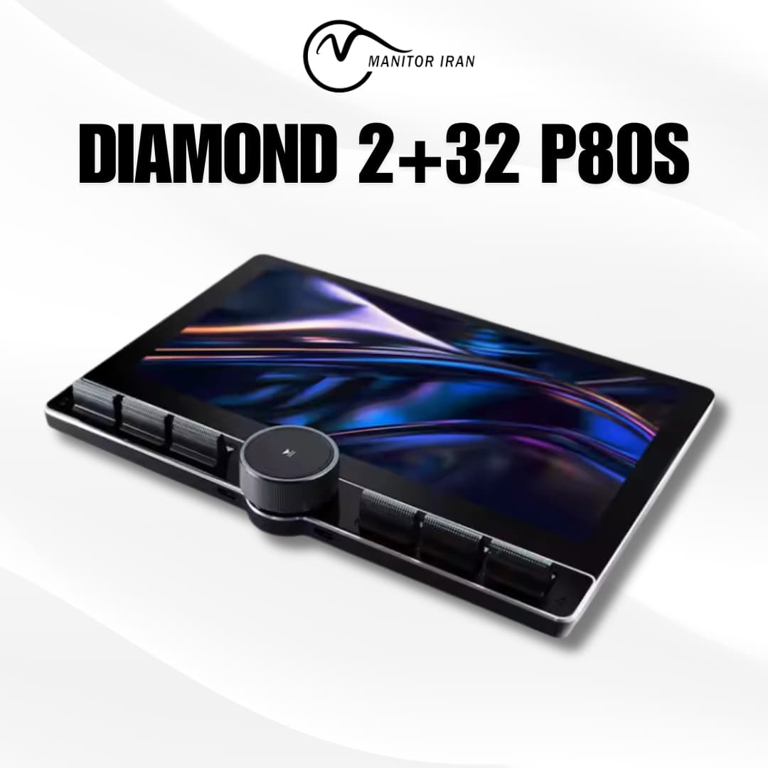 مانیتور ix45 برند دایموند 2+32 اپل کارپلی 10.8 اینچ مدل P80S همراه با قاب