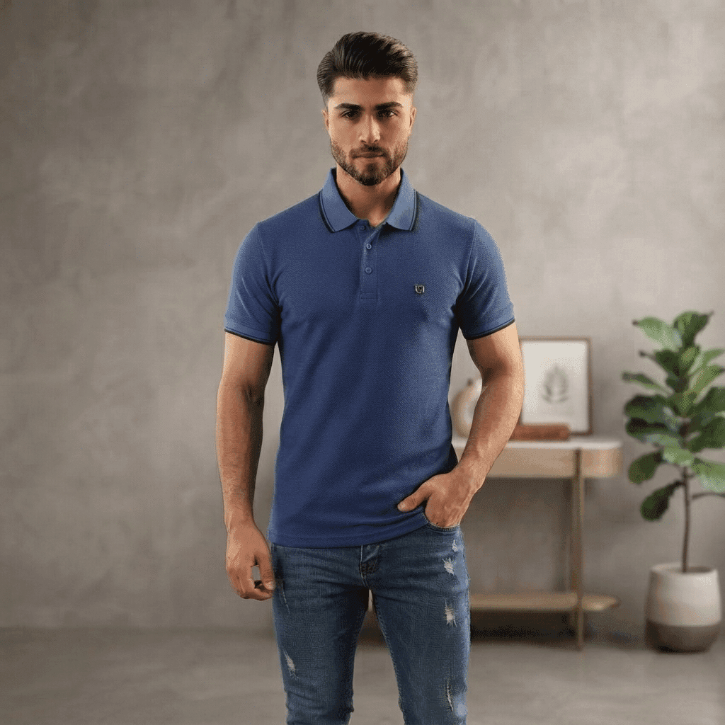 تیشرت یقه دار گنزو
