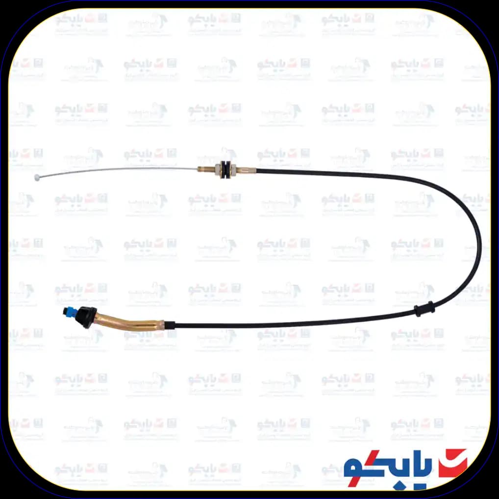 کابل گاز پراید کاربراتوری ( لوله خم )