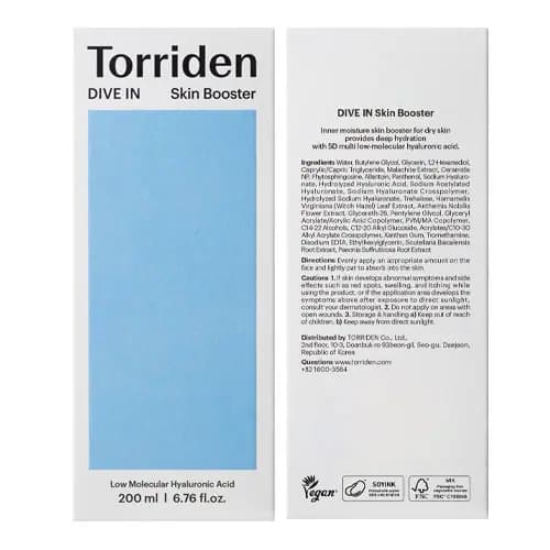 بوستر آبرسان هیالورونیک اسید توریدن DIVE IN Skin Booster — تصویر ۲