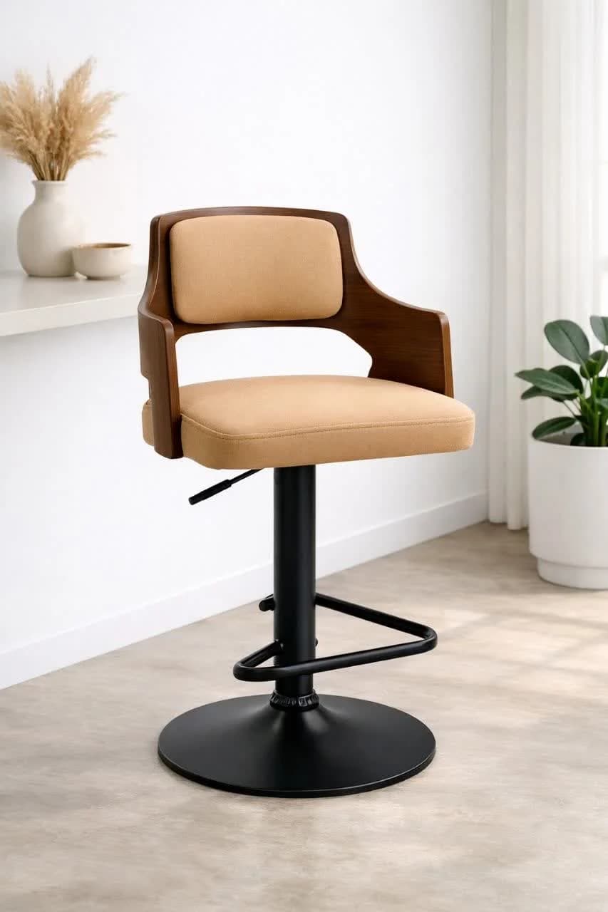 صندلی کانتر چوبی MDF E-807