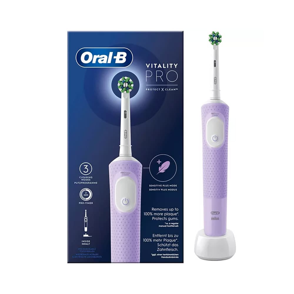 مسواک برقی اورال بی مدل Vitality Pro به همراه ۳ حالت شستشو و تایمر هوشمند