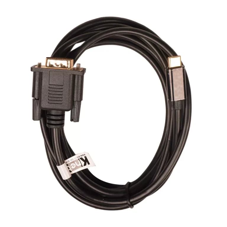 کابل Type C به VGA کی نت 1.8 متری مدل K-CUCMVG18 — تصویر ۲