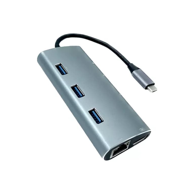 هاب 8 پورت Type-c کی نت مدل K-MFCMS808