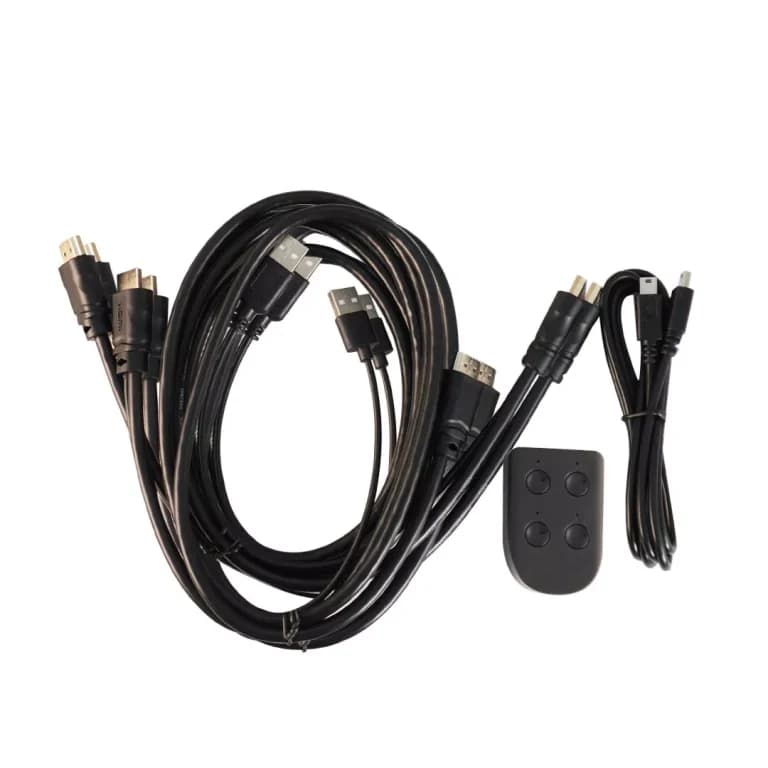 کی وی ام سوییچ 4 پورت HDMI کی نت مدل K-SWKHM004 — تصویر ۴
