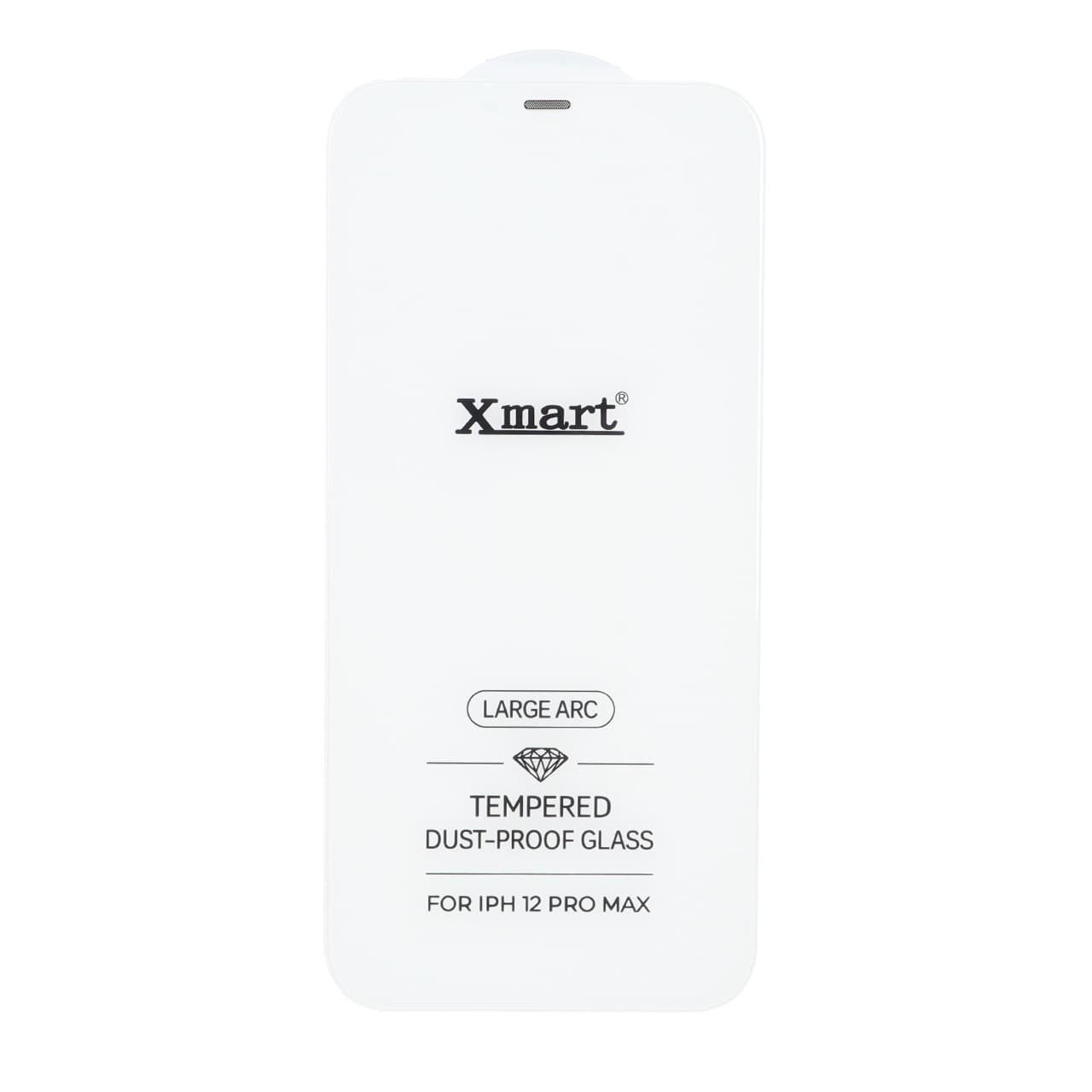 گلس و محافظ صفحه نمایش شیشه ای بدون حاشیه توری دار Xmart 3D Large Arc مدل Apple iPhone 12 Pro Max