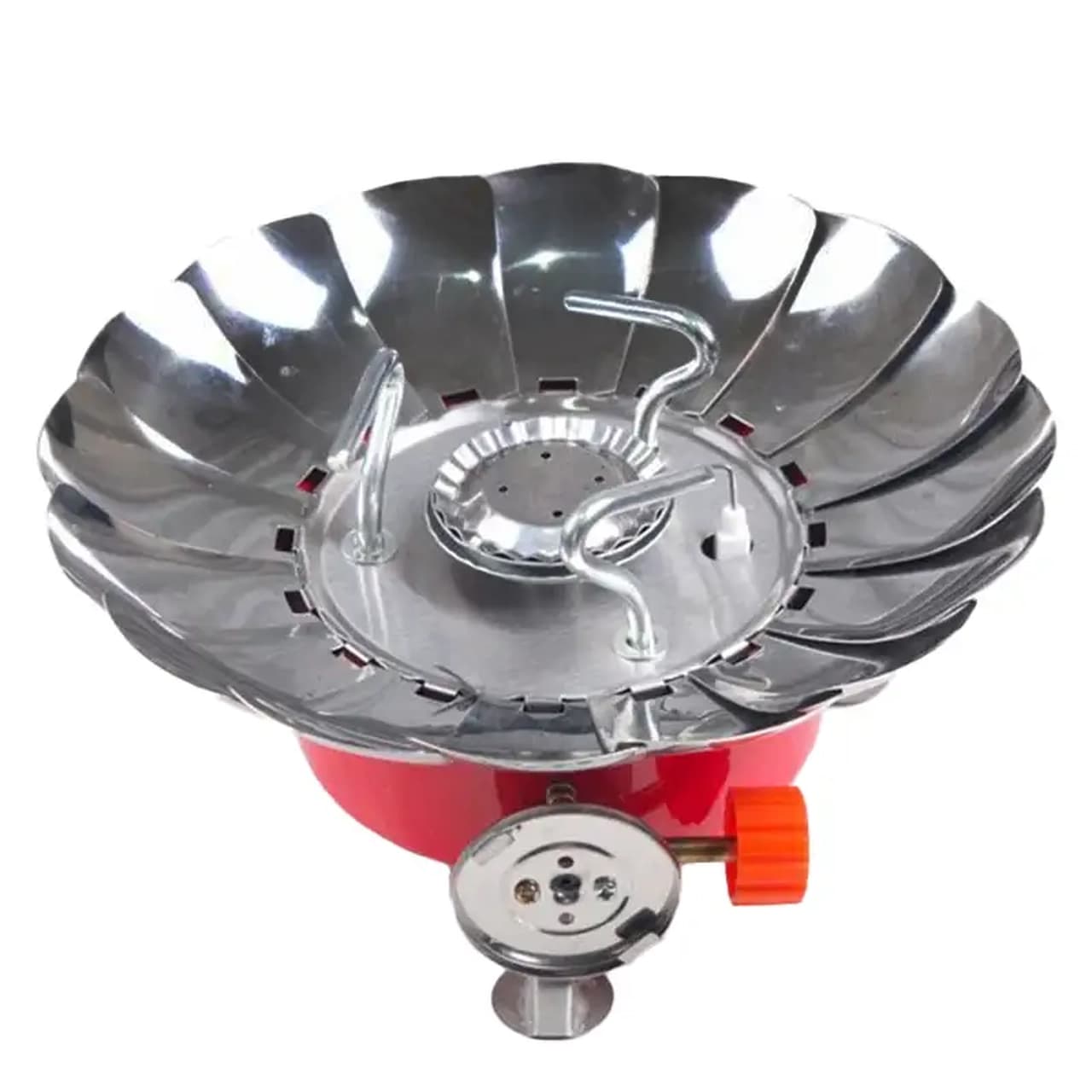 اجاق گاز مسافرتی – نقره ای قرمز (پک ضعیف) — تصویر ۲
