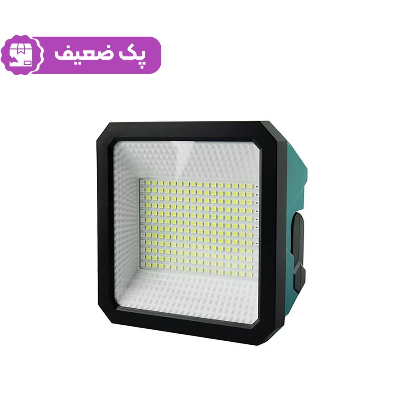چراغ LED شارژی مدل Ck688 دارای پنل شارژ خورشیدی – مشکی سبز (پک ضعیف)