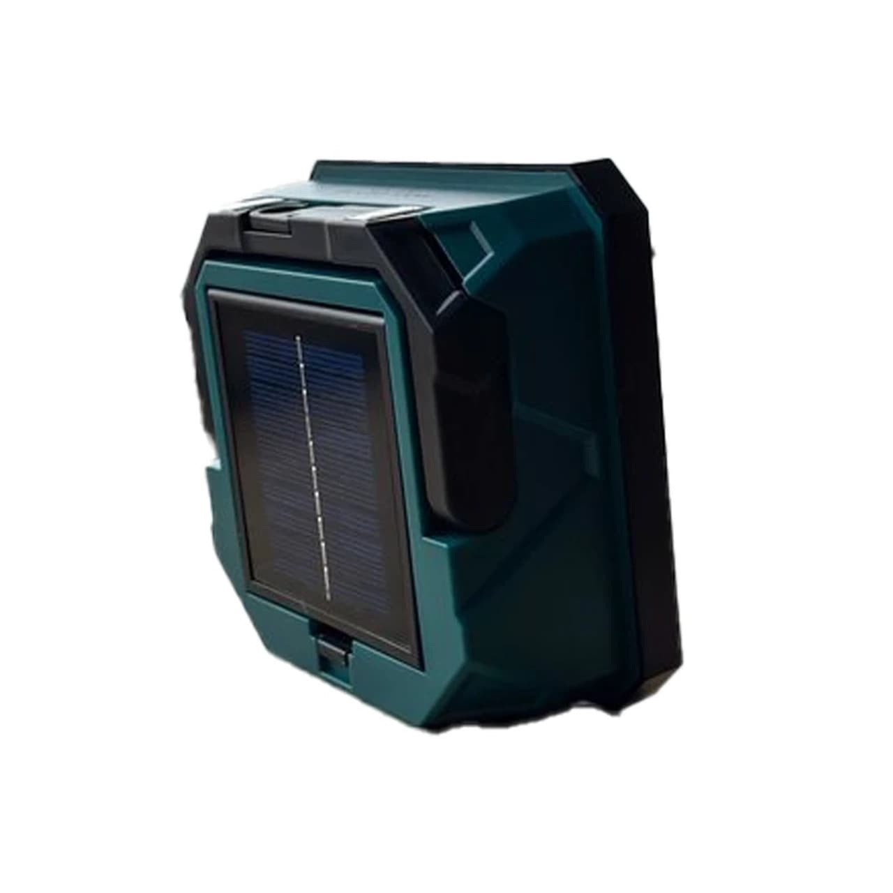 چراغ LED شارژی مدل Ck688 دارای پنل شارژ خورشیدی – مشکی سبز (پک ضعیف) — تصویر ۲