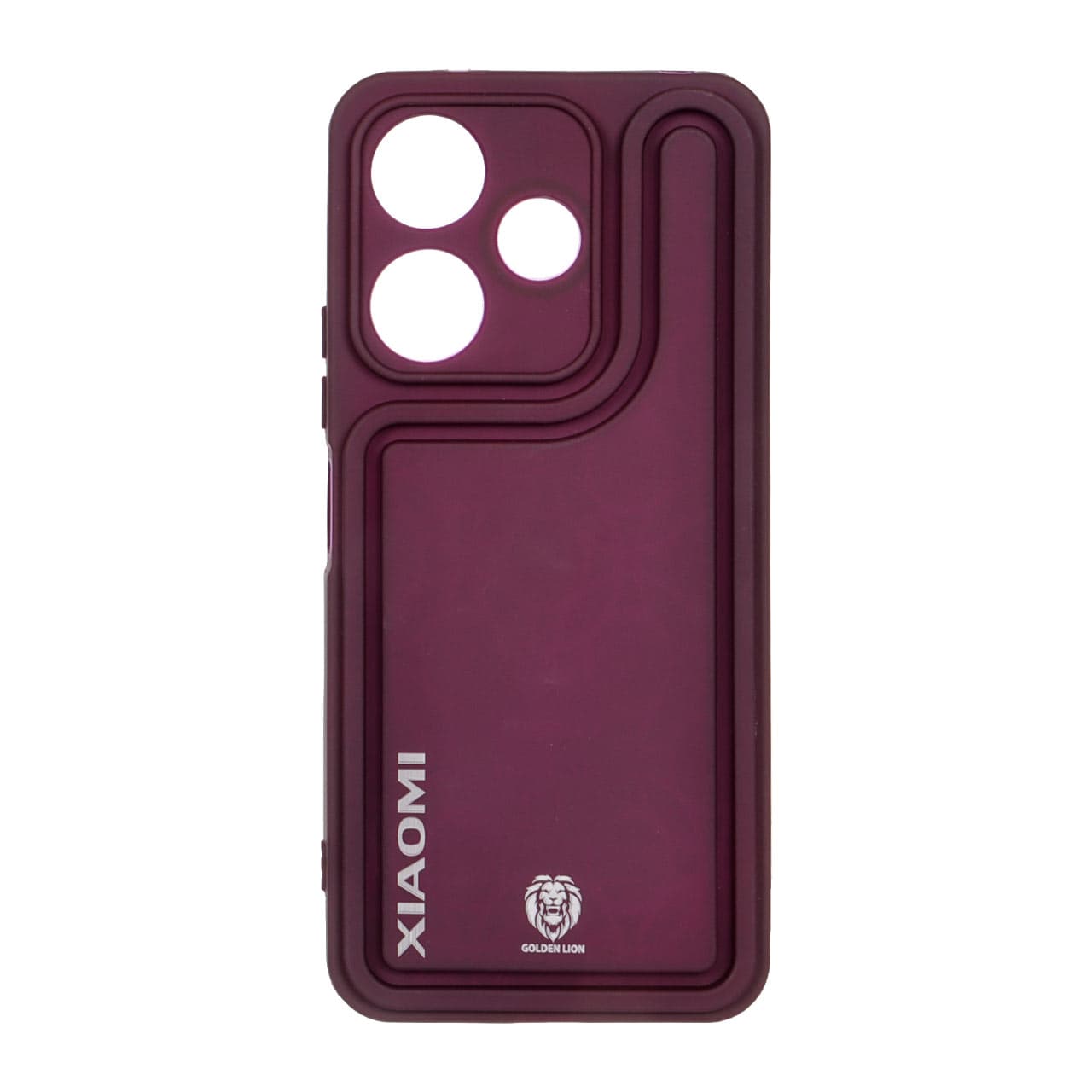 قاب Solid Case منحنی Golden Lion مدل Xiaomi Redmi 13X / Redmi 13 4G / Poco M6 4G – بنفش تیره