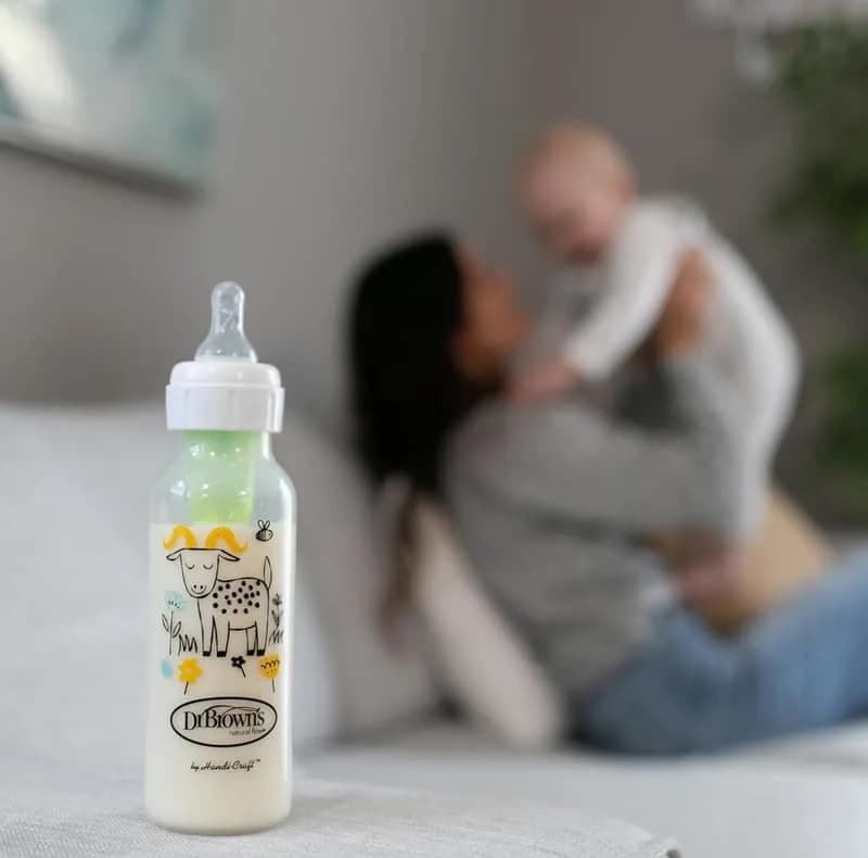 شیشه شیر دکتر براونز طرح سنجاب و بز مدل SB82042 گنجایش 250 میلی لیتر بسته 2 عددی — تصویر ۳