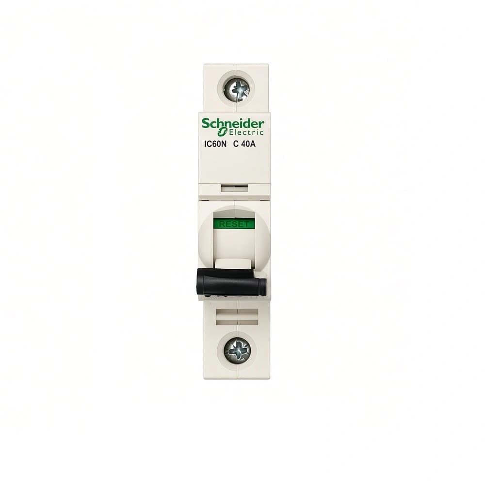 فیوز مینیاتوری اشنایدر 40 آمپر تک پل تیپ C سری iC60N قدرت قطع 10kA