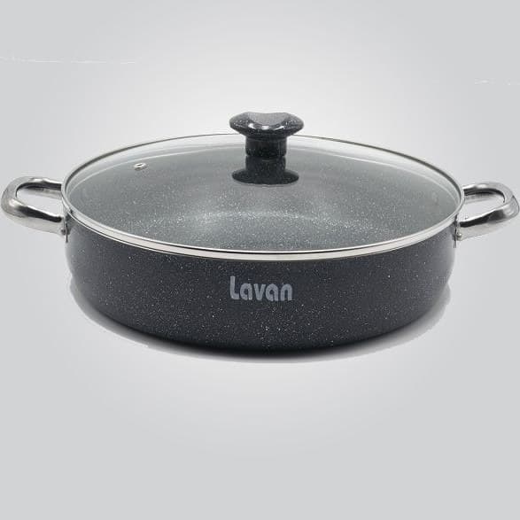 تابه گرانیت دو دسته لاوان مدل تیتان سایز 40