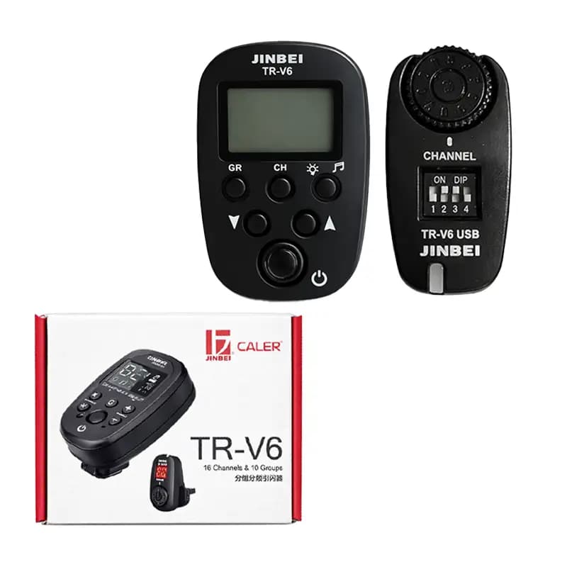 رادیو تریگر جین‌بی مدل TR-V6 به‌همراه گیرنده USB — تصویر ۴