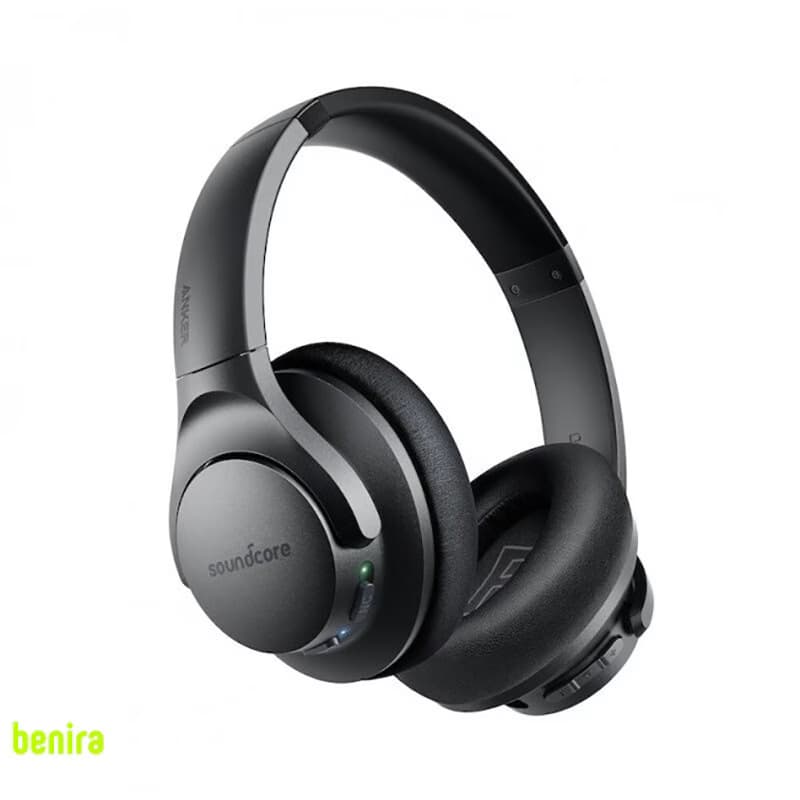 هدفون بلوتوثی انکر مدل SoundCore Life Q20، بلوتوث 5.0، حذف نویز فعال، صدای Hi-Res Audio، درایورهای 40 میلیمتری و قابلیت تقویت باس