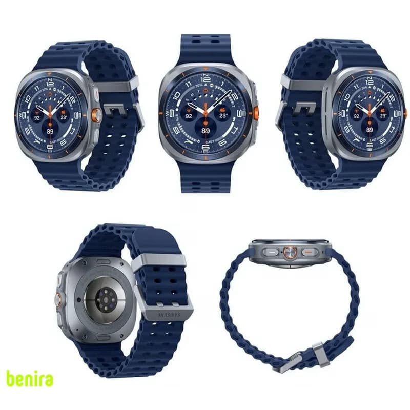 ساعت هوشمند 47 میلیمتری سامسونگ مدل Galaxy Watch Ultra 2025 با بند مارین فروش ویژه — تصویر ۶