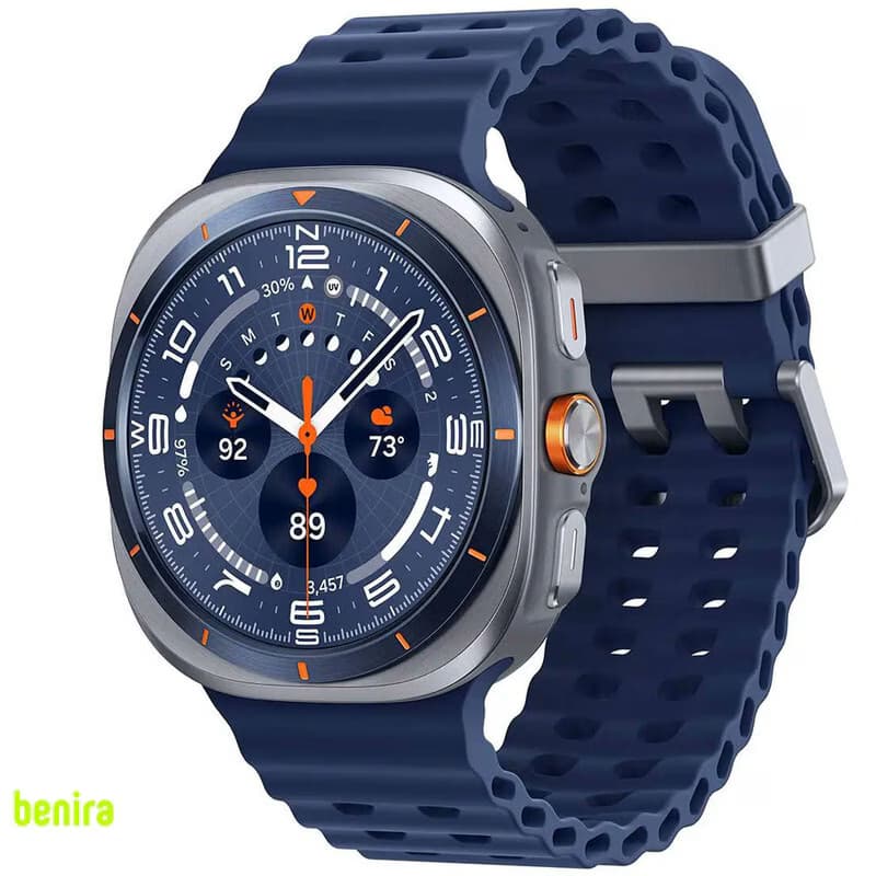 ساعت هوشمند 47 میلیمتری سامسونگ مدل Galaxy Watch Ultra 2025 با بند مارین فروش ویژه