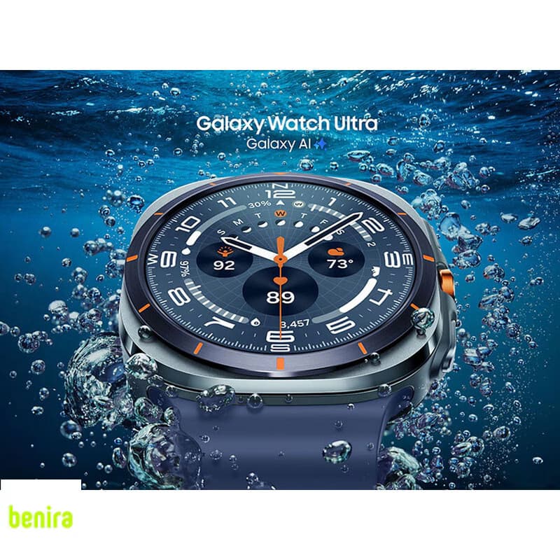 ساعت هوشمند 47 میلیمتری سامسونگ مدل Galaxy Watch Ultra 2025 با بند مارین — تصویر ۸
