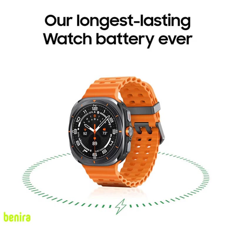 ساعت هوشمند 47 میلیمتری سامسونگ مدل Galaxy Watch Ultra 2025 با بند مارین — تصویر ۴