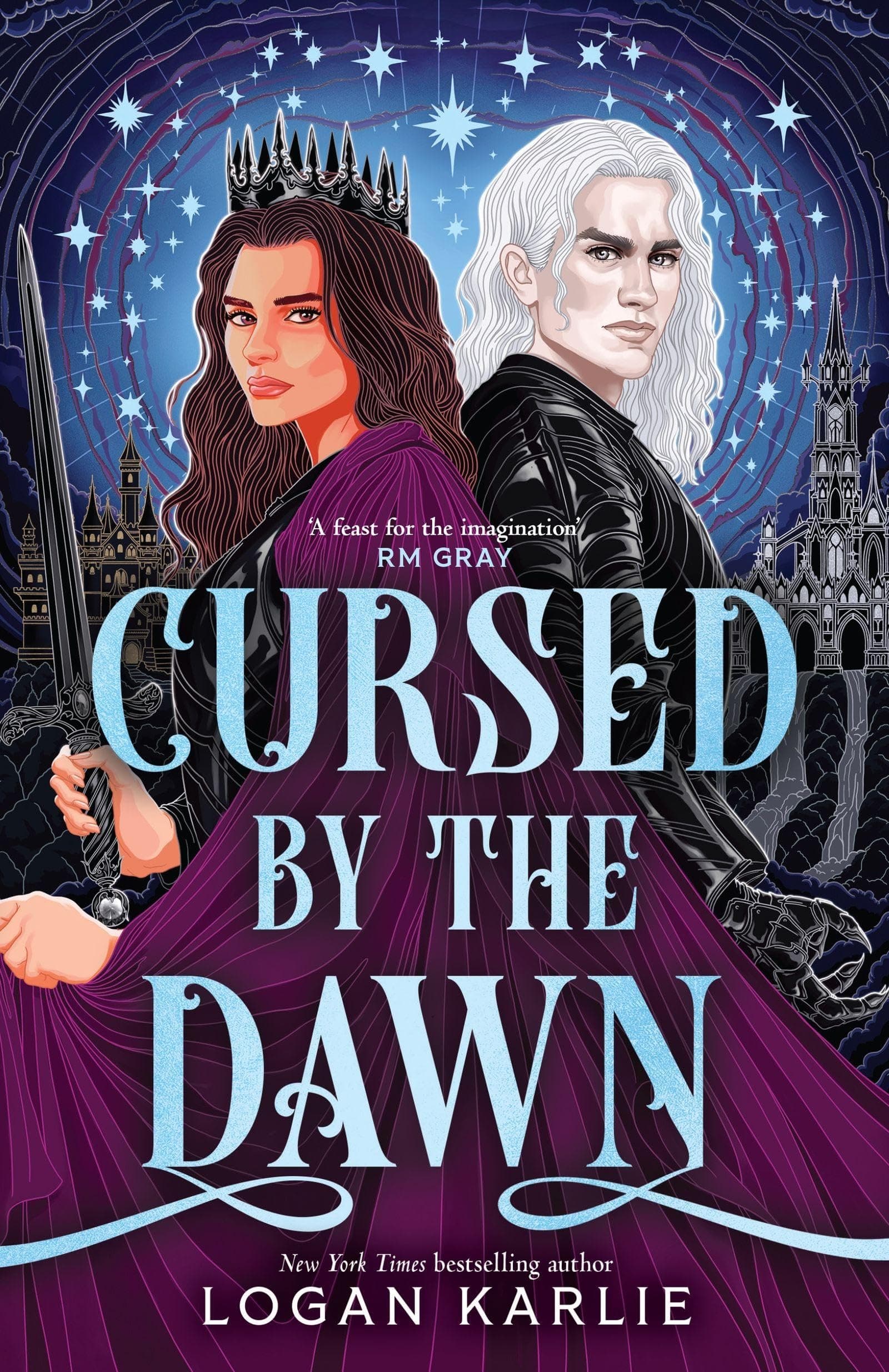 کتاب Cursed by the Dawn (نفرین‌شده به‌دست سپیده‌دم) اثر لوگان کارلی | جلد دوم مجموعه Shadow Weavers Duology | نسخه PDF انگلیسی