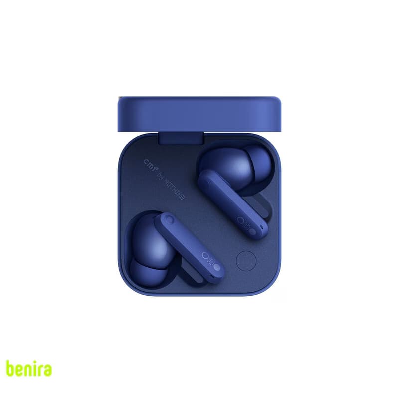 هندزفری بلوتوثی ناتینگ مدل CMF Buds Pro 2 با نویز کنسلینگ فعال (ANC)، درگاه شارژ USB Type-C، دارای میکروفون سهگانه با قابلیت حذف صدای باد، مقاوم در برابر رطوبت و عرق (IP55) — تصویر ۶
