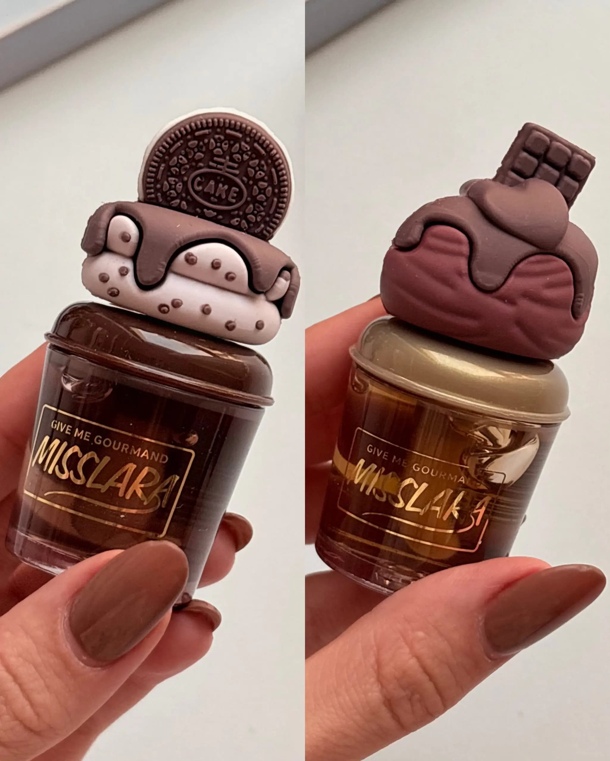 لیپ گلاس کاپ کیک شکلاتی🍫🍂