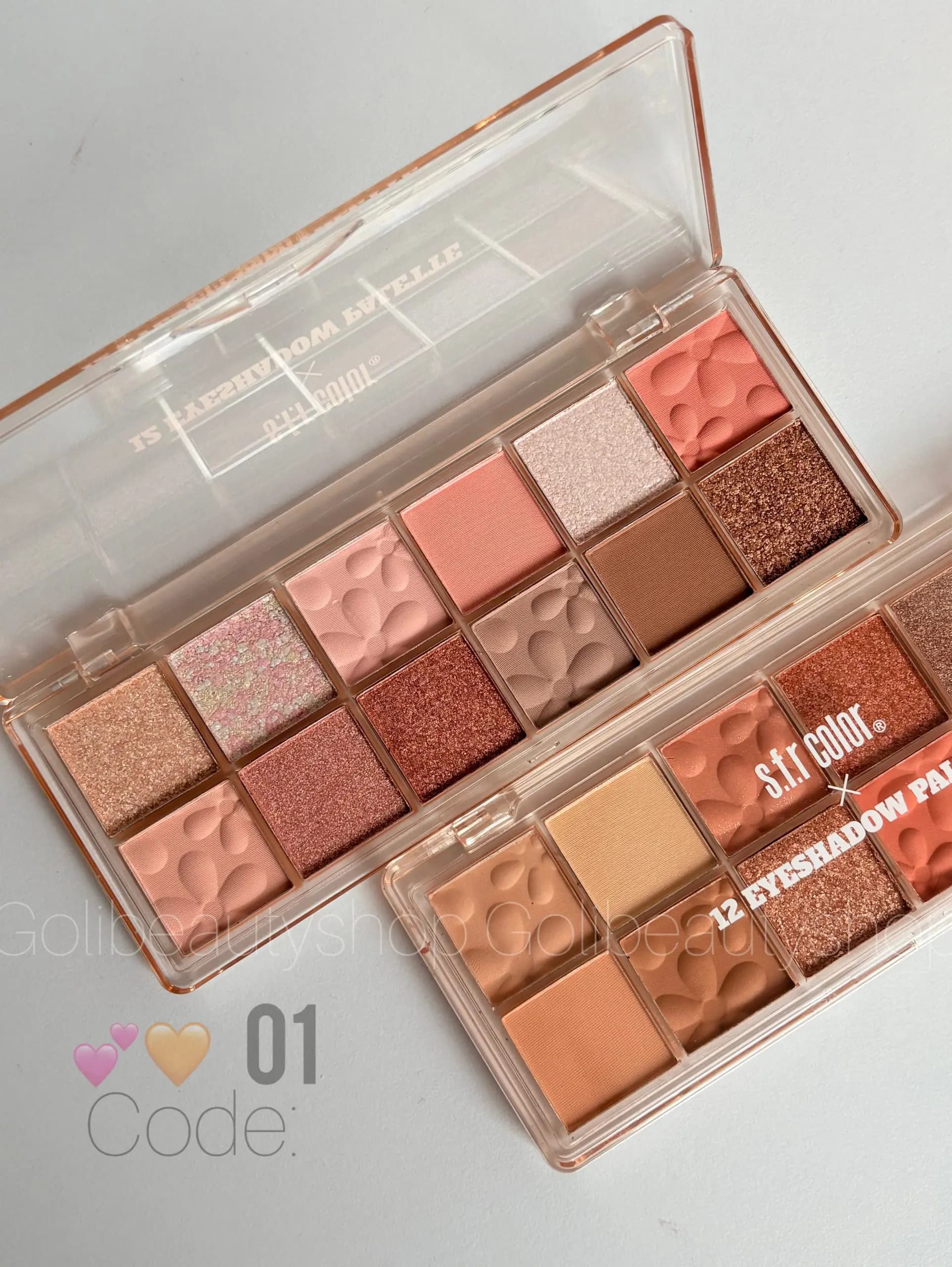 سایه ۱۲ رنگ پاستلی sfr colore🥹 — تصویر ۲