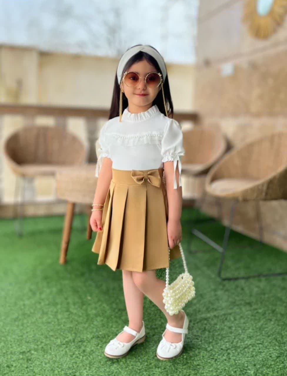 شومیز دامن دخترانه سایز40