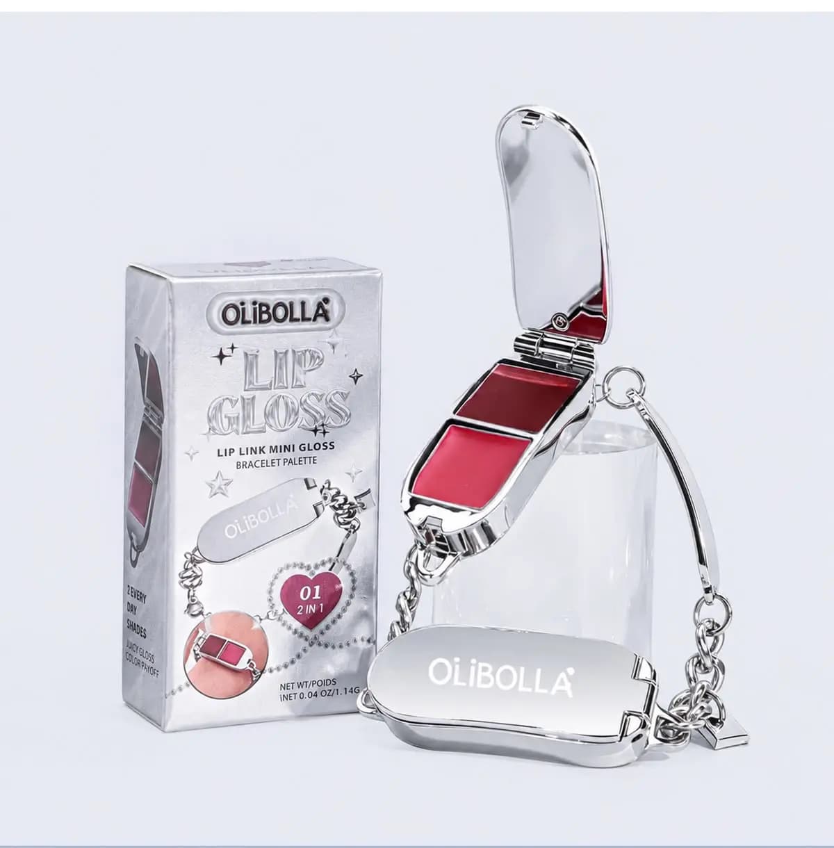 لیپ گلاس دستبندی دوپ شیگلم olibolla