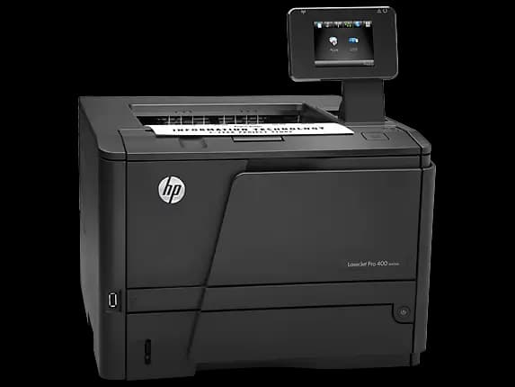 پرینتر لیزری HP LaserJet Pro 400 M401dn استوک اروپا | چاپ ۳۳ صفحه در دقیقه و چاپ دورو خودکار و شبکه LAN | پرینتر گستر — تصویر ۳