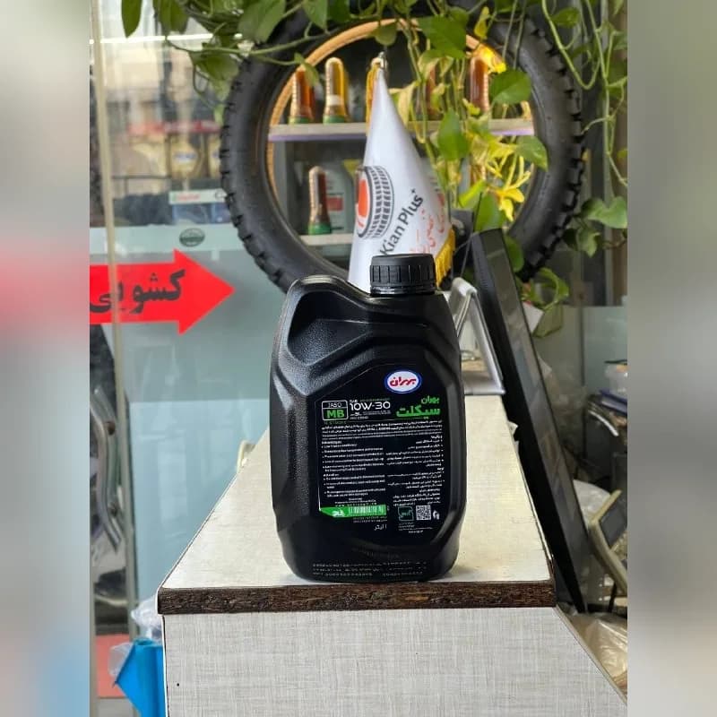 روغن موتورسیکلت بهران سیکلت 10W-30 1L SL JASO MB — تصویر ۲
