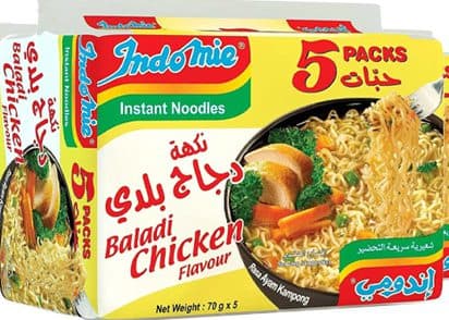نودل اندومی عربستان Indomie بسته ۵عددی طعم مرغ اورجینال وارداتی