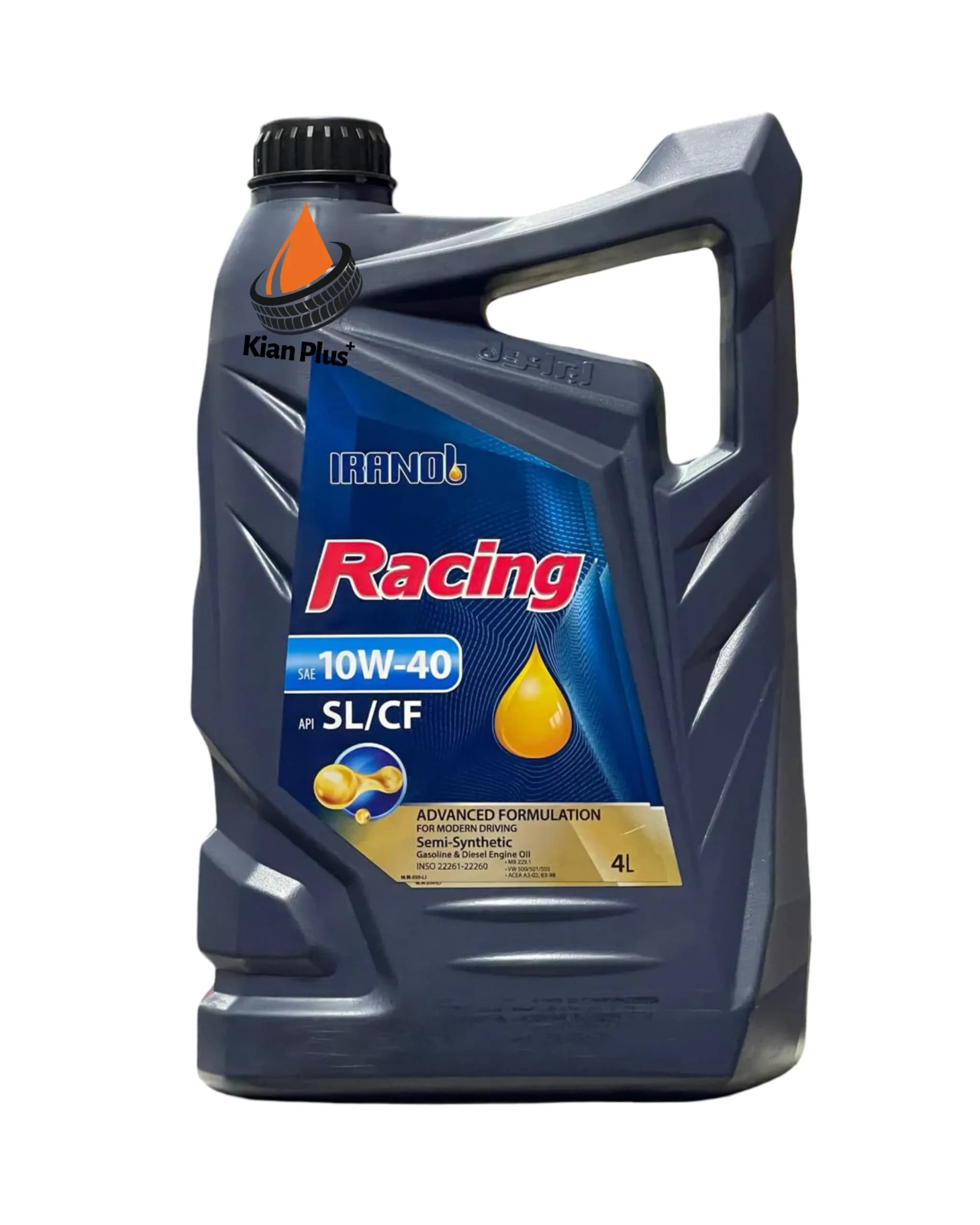 روغن موتور ایرانول ریسینگ 10W-40 4L SL/CF