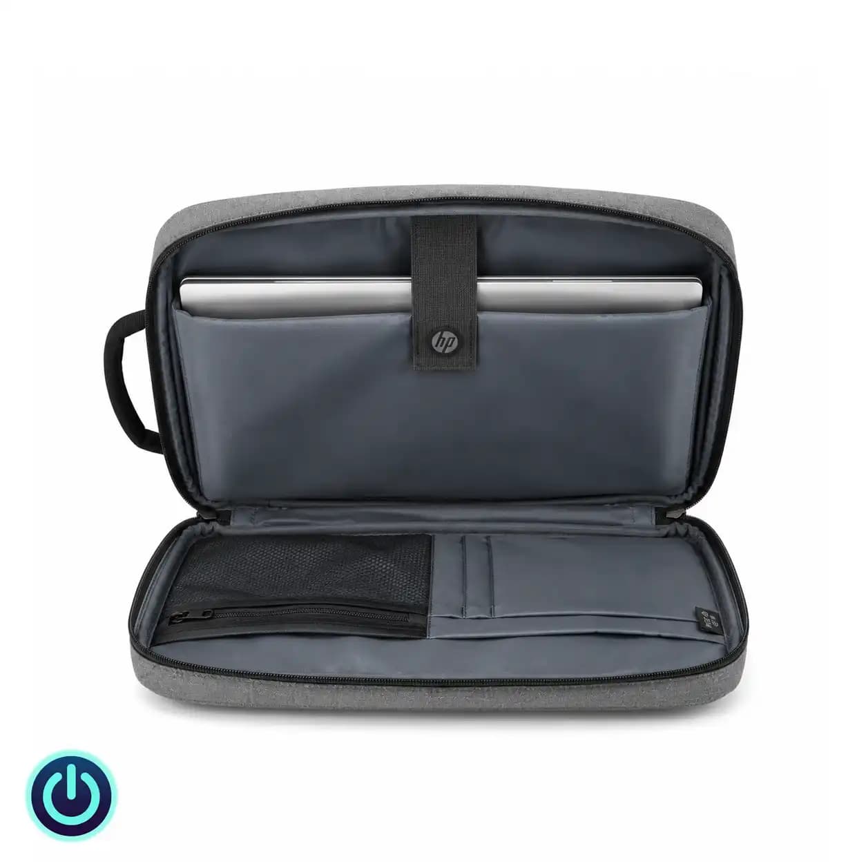 کیف لپ تاپ hp مدل prelude pro recycled toplead رنگ طوسی — تصویر ۶