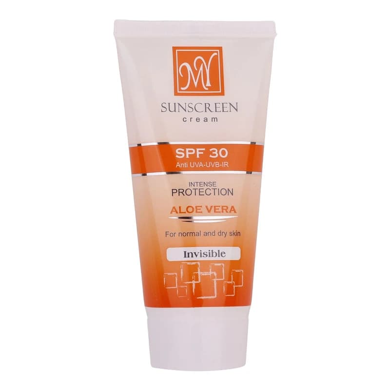 کرم ضدآفتاب صورت مای بی رنگ MY مدل SPF30 حجم 50 میلی‌لیتر ضد آب با محافظت در برابر اشعه UVA و UVB، مرطوب‌کننده، ضد چروک، ضد لک و مناسب پوست خشک و معمولی — تصویر ۲