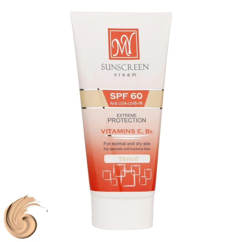 کرم ضدآفتاب رنگی مای MY مدل Extreme Protection حجم 50 میلی‌لیتر مناسب پوست‌های خشک و نرمال با SPF 60، محافظت در برابر اشعه UVA و UVB، ضدآب و فاقد عطر، تنالیته روشن
