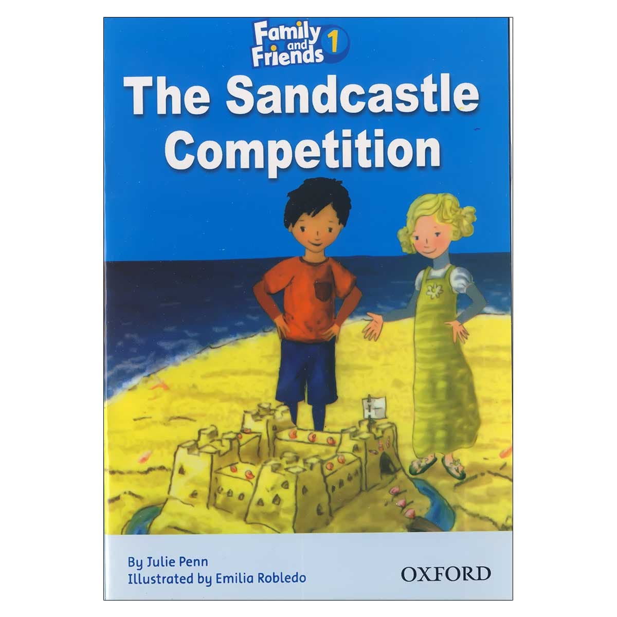 Family and Friends Readers 1 The Sandcastle Competition (کتاب داستان فمیلی اند فرندز 1 مسابقه قلعه شنی)