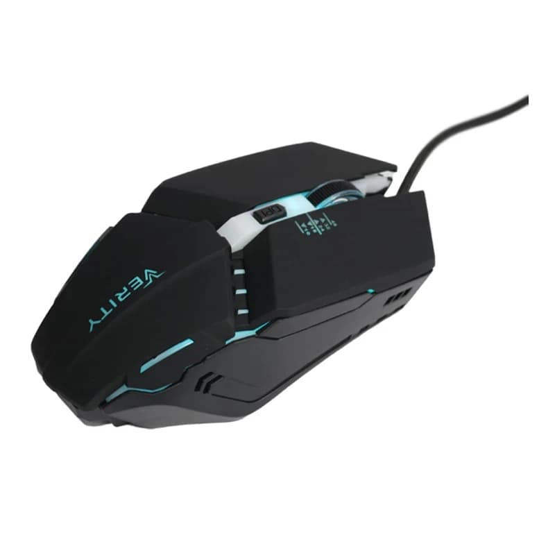 ماوس و کیبورد گیمینگ Verity مدل v-kb6126gcw باسیم, نورپردازی LED RGB — تصویر ۴