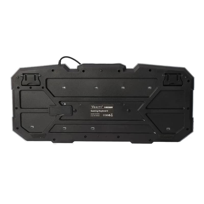 ماوس و کیبورد گیمینگ Verity مدل v-kb6126gcw باسیم, نورپردازی LED RGB — تصویر ۳