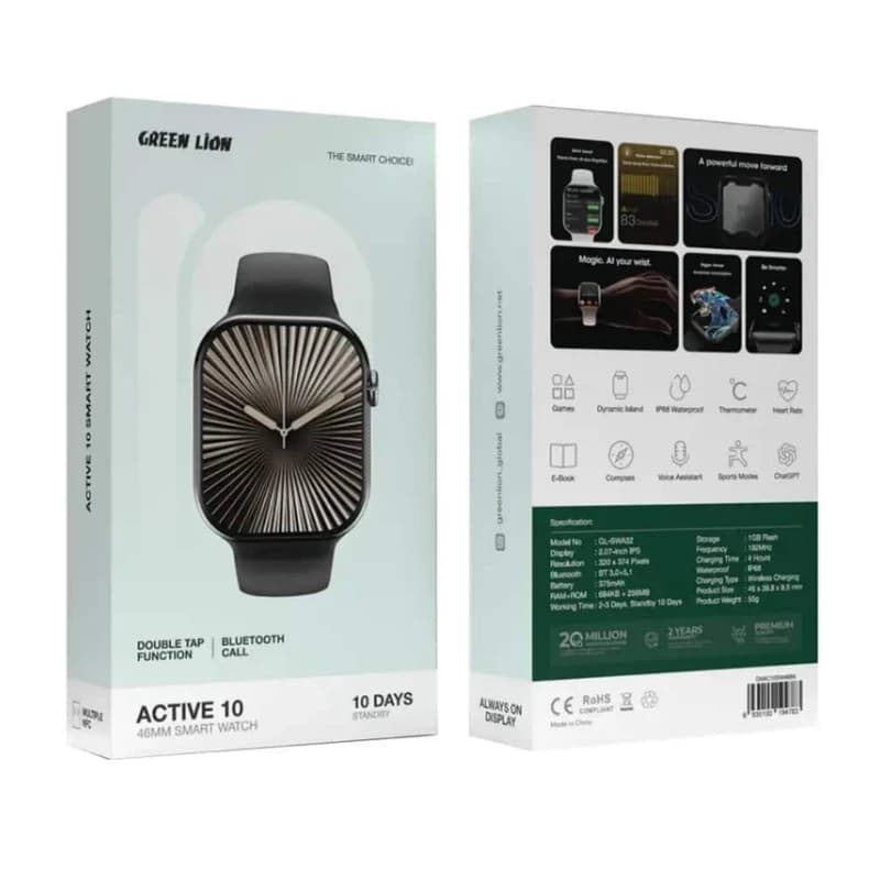 ساعت هوشمند GreenLion مدل Active10 — تصویر ۳