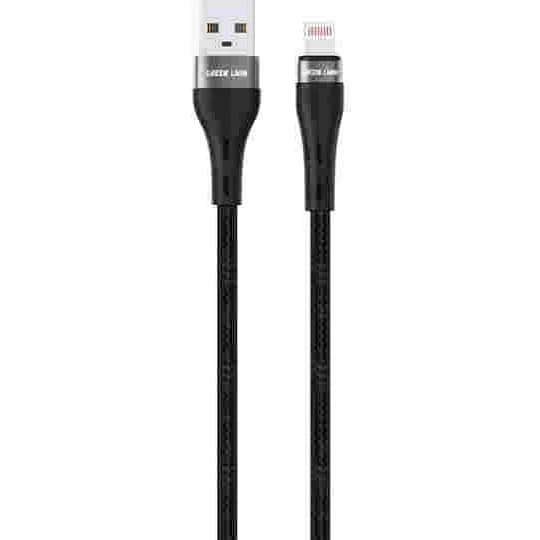 کابل تبدیل USB به لایتنینگ گرین لاین مدل Green Lion طول 12 وات – طول 1 متر – مشکی