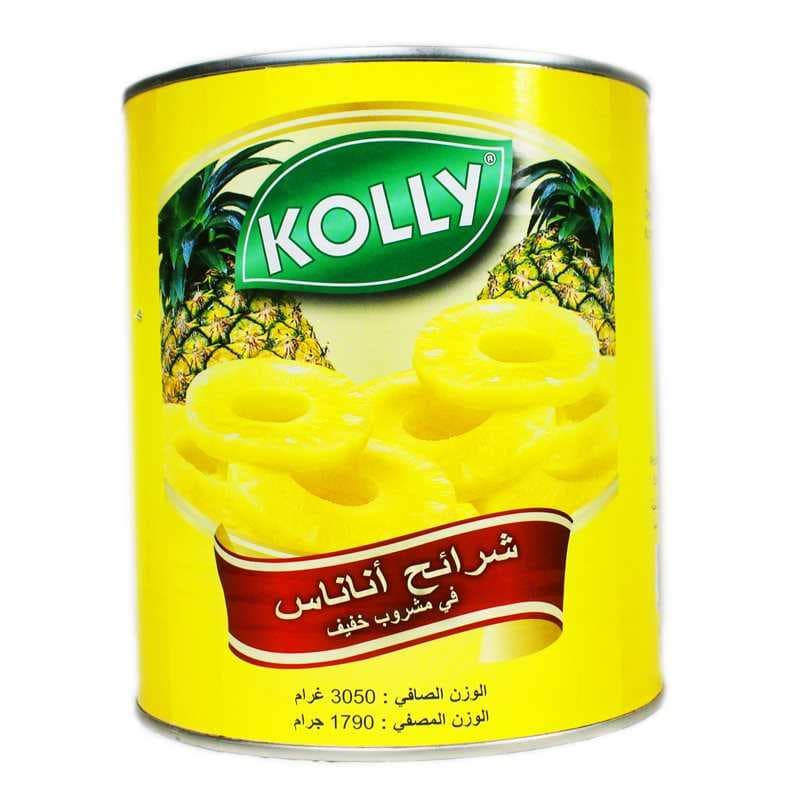 کمپوت آناناس کولی سه کیلویی وارداتی اورجینال