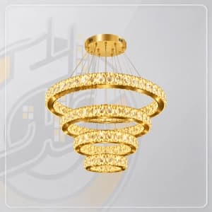 لوستر SMD کریستال کد 4/PT-800 — تصویر ۲
