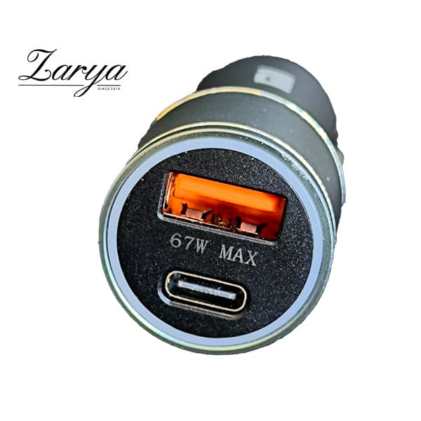 شارژر فندکی فست شارژ 67 وات مدل OA-01 — تصویر ۴