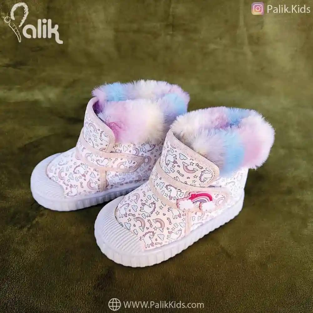 نیم بوت دخترانه 118013005 تک شاخ کرم Viny — تصویر ۴